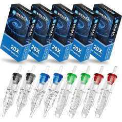 Cartridges - Pack of 100 Needles Cartridges Needles Mix Round Liner Shader Magnum 1003RL 1005RL 1007RL 1009RL 1207RS 1209RS 1207M1 1209M1 1207RM 1209RM