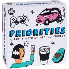 Clarendon Games Priorities: The Funny New Party Game of Absurd Choices That Makes Everyone Laugh, Party Games for Adults and Teens - Card Games