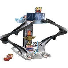 Disney Pixar Cars GJW42 Rust-Eze Racing Tower Racing Set for Racing and Creative Play