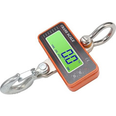 Portable Hanging Scale, 1500 kg 3000 Lb Industrial High Performance Digital Crane Scale, Accurate Portable Mini Crane Scale, Electronic Scale with LED Display for Farm Hunting