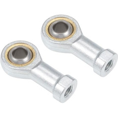 DealMux 10 mm Rod End Bearing M10 x 1.5 mm Rod Ends Ball Joint Internal Thread Pack of 2