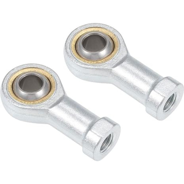 DealMux 10 mm Rod End Bearing M10 x 1.5 mm Rod Ends Ball Joint Internal Thread Pack of 2