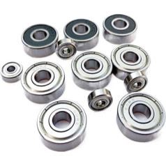 WALkfb Motorrad-Kurbelwelle Textilmaschine Stickmaschine Speziallager 60/22ZZ 60/22-2RS 22 * ​​44 * 12 (Farbe: 10 Stück, Größe: 60 22RS) (Color : 10pcs, Size : 60 22ZZ)