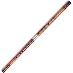 OWIEN Raffinierter DiZi Bitter Bambus Flöte mit Aluminiumkasten, DIZI for Anfänger Kinder Erwachsene Praxis Student Student Untersuchung Musikinstrument C/d/e/f/g Ton(D)