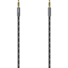 Hama 00205129 Audio Cable 0.75 m 3.5mm Black/Grey