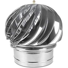 150 mm Chimney Attachment Rotating Stainless Steel Chimney Cover Chimney Hood Chimney Attachment Ventilation Attachment Fireplace Hat