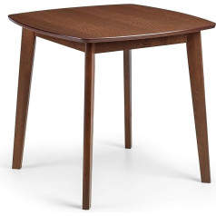 Julian Bowen Lennox Walnut Square Dining Table