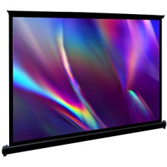 Mobile Projector Screen 40 Inch 4: 3 Portable Screen Self-Standing High Resolution Small Projector Screen Ground Projection Screen for Home Cinema School