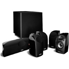 Polk Audio TL1600 5.1 Lautsprecher-System mit Subwoofer, schwarz