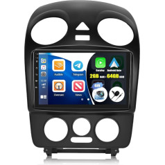 8-Core Android 13 Car Radio for VW Beetle 2004-2010 with Navigation Carplay Android Car, 2G + 64G, 9 Inch Double DIN Car Radio Touch Display with DSP RDS Bluetooth Mirror Link