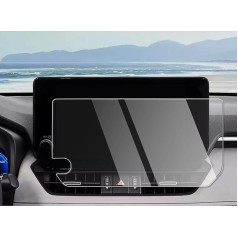 CDEFG Compatible with Toyota RAV4 2023 2024 Facelift Navigation Protective Film Tempered Glass 9H Scratch-Resistant 10.5 Inch GPS Screen Protector Car Navigation Film RAV4 2024 Accessories