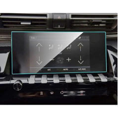 GAFAT Peugeot 508 SW GT Line 2019-2023 8 Inch Navigation Screen Protector, 8 Inch Glass Screen Protector for Peugeot 508 TouchScreen, Shockproof, 9H Anti-Scratch [Not for 10 Inches]