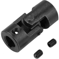 Oumefar Universal Joint 12mm ID U-Joint Shaft Coupling with Crossable Rotating Motor Connector Cross