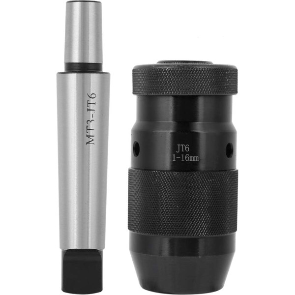 Morse Kegel Keyless Chuck MT3 JT6 1-16 MM Self-Tightening Chuck Automatic Locking Keyless Chuck
