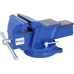 BRILLIANT TOOLS BT156942 Parallel Vice 6 Inch, 150 mm [Powered by KS Tools]