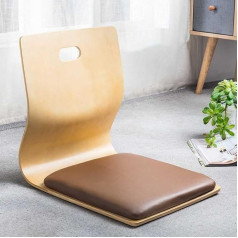 Sohodoo Spielstühle, Wohnzimmerstuhl, japanischer beinloser Stuhl, Erkerfenster, Rückenlehne, Stuhl, Lazy Chair, Kissen, Bodenstuhl, Lazy Sofa, Spiel, Meditation, Bodensitze, Bodenstühle (Color : A2)