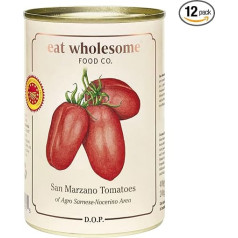Eat Wholesome Food Co.Eat Wholesome Tomaten, San Marzano Tomaten D.O.P, 400 g (12er-Pack)