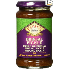 Patak's Brinjal Pickle Pack of 6 (6 x 312 g)