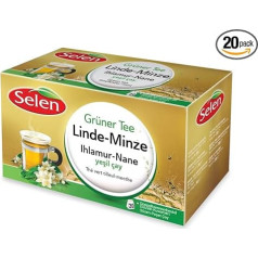 Selen Green Tea Lime Mint 20 Tea Bags