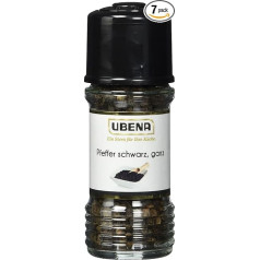 UBENA Set of 5 Black Pepper Whole 7 Pack (7 x 225 g)