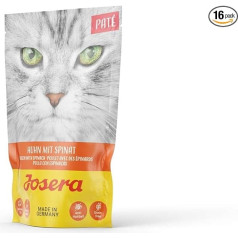 Josera Godfather Chicken with Spinach, 16 x 85 g Wet Cat Food