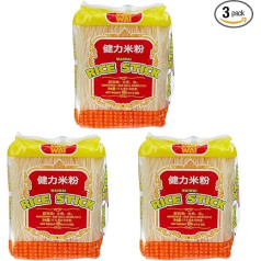 WAI WAI Thailand Chinese Style Rice Vermicelli, (1 x 500 g) (Pack of 3)