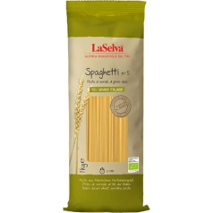 La Selva Organic Spaghetti n5 Pasta Made of Durum Wheat Semolina (2 x 1 kg)