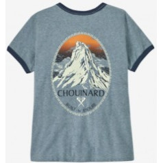 Patagonia Krekls W CHOUINARD Crest Ringer Responsibili-Tee XS Thermal Blue
