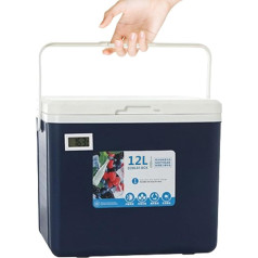Camping Cool Box, 12 L Durable Cool Box for Hot Cold Insulation, Picnic, Fishing, Ice Storage, Food Container for Seafood, Drinks, Breast Milk