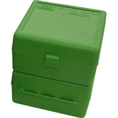 MTM 100 Round Rifle Ammunition Box RM-100 Green (RM-100)