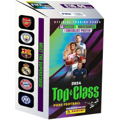 Panini Top Class FIFA 2024 Trading Cards Blaster Box 7 Sleeves + 5 Holo Cards Giants + 1 Poster 004892BBOXFC