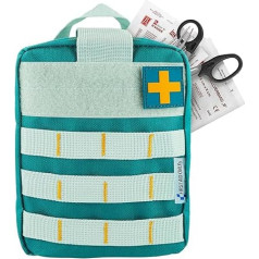 First Aid Only First Aid Kit in Outdoor Bag, 37-Piece First Aid Bag for Travel, Hiking, Camping or Sports, Includes Bandage Material, Scissors, Tweezers and Safety Pins, P-10051