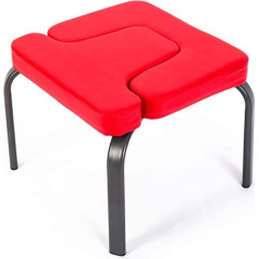 GaRcan Home Inversion Equipment Inversion Table Inverted Chair Yoga Aid Chair Home Fitness Inverted Stool Inverted Machine Yoga (Black) (Red)