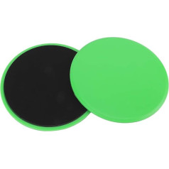 HERCHR Sliding Disc, 2 Pack Round Fast Speed Exercise Glide Plate, Full Body Coordinate Balancing Pad for Gym, Home, Yoga, Pilates