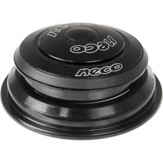 Neco Semi-Integrated Half-Cartridge Tapered Headset, Black, 1 1/8 Inch → 1.5 Inch