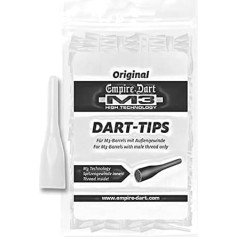 Empire Dart Softdartspitzen - M3 - kurz - Weiss - 1000 Stück