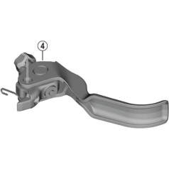 SHIMANO Unisex Adult Lever Representative Correct Brake Bicycle Brakes, Multi-Colour, One Size