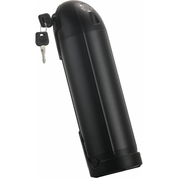 TNLi TEC E-Bike Battery 36 V 10.4 Ah (374 Wh) Drinking Bottles Lithium-Ion Battery with Charger and Holder Black