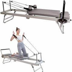 GRDSGRD Pilates Reformer Machine for Home Foldable Pilates Reformer Machine for Home Training Strength Training Pilates Reformer