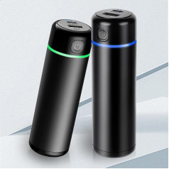 Flintronic Hand Warmer, Reusable, Pocket Warmer, Electric Pockets, Hand Warmer, Cylindrical Pocket Warmer, USB with Power Bank, Charging, Winter Gift for Men and Women