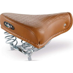 Montegrappa Export Bicycle Saddle with Spring Ideal for Bicycle Graziella - Time - R - Wand - Brown