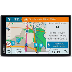 Garmin Drive Smart 61 LMT-D EU Navigation Device Europe Map Lifetime Map Updates and Traffic Info Smart Notifications 6.95 Inch Touch Display (Refurbished)