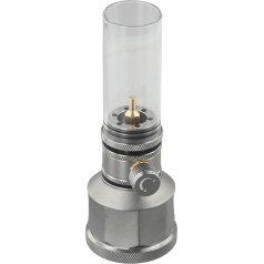 Outdoor Gas Lantern, Candle Light Set, Outdoor Gas Lamp, Camping Lantern, Tent Lamp Replacement Kit, Isobutane Gas Fuel Light (Gas Lantern with Tank)