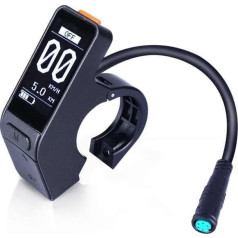 windmeile SW102 Display, Compatible with Bafang BBS01 BBS02 BBSHD, 33 mm Display, OLED, On-Board Computer, E-Bike, Electric Bike, Pedelec