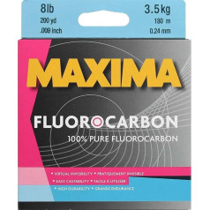 Maxima 1 Schuss Fluokarbon 2,3 kg, transparent, 25 m