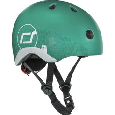 Scoot&Ride Unisex Youth Helmets XXS, Reflective Forest, S