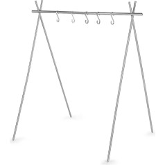 Funien Portable Stainless Steel Folding Camping Hanger Hanger
