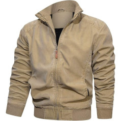 SRZYMJ Parka Men's Winter Thick Fleece Lining Winter Coat Parka Transition Jacket Lightweight Leisure Jacket Sporty Outdoor Jacket Functional Jacket Softshell Jacket Sweat Jacket Quilted Jacket Fleece