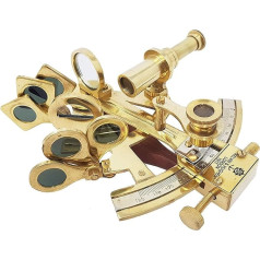 Nautical Replica Hub Brass Pocket Sextant Kelvin Hughes London Solid Brass Sextant Marine Gift Astrolabe