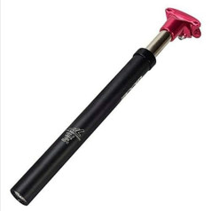 Spring-loaded bicycle seat post, 27.2 mm / 30.9 mm / 31.6 mm x 350 mm, black, suitable for most bicycles.